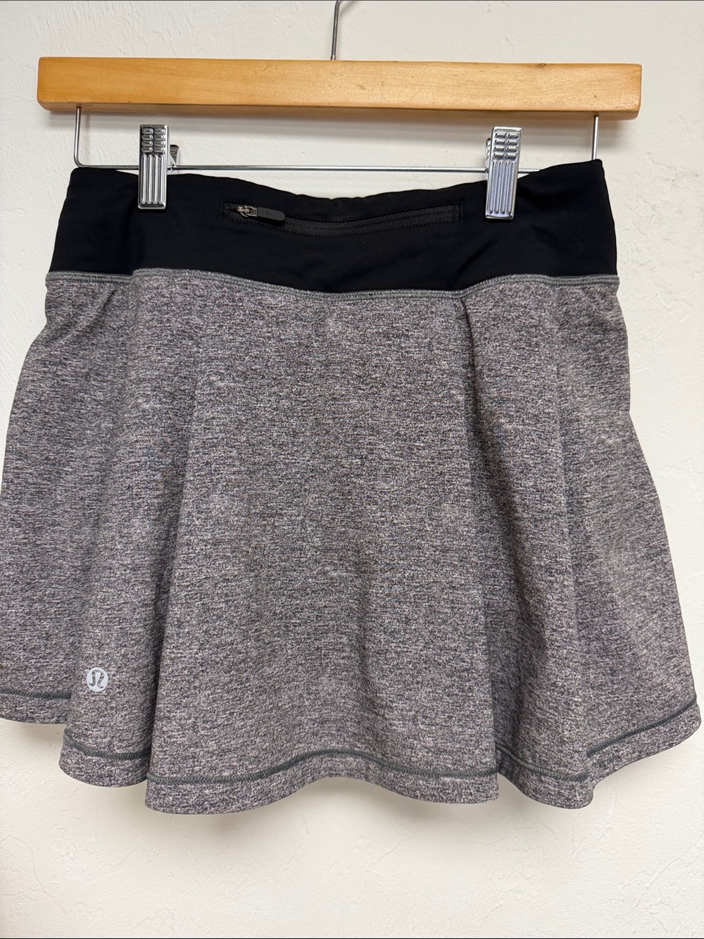 lululemon athletica Heathered Charcoal Mini Skirt